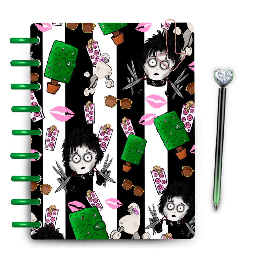 Backyard Scissor Party Laminated Planner Cover