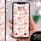Strawberry Milk iPhone Wallpaper