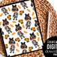 Pumpkin Patch Costume Party - Digital Pattern Paper