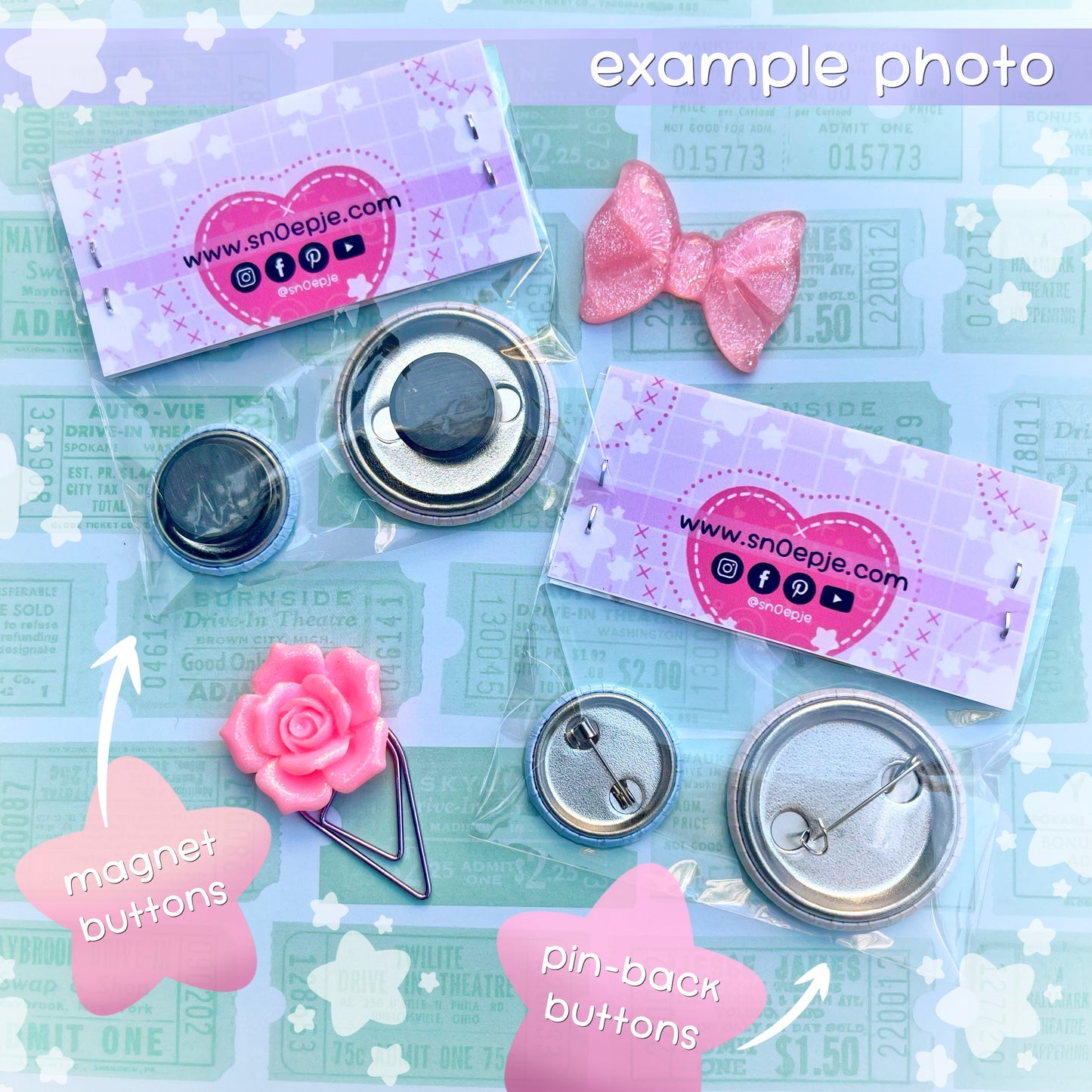 Merry & Bright Pin-Back Button Set