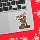 Zombie Reindeer Christmas Sticker