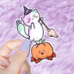 Kawaii Halloween Cat Sticker