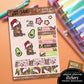 Christmas Kawaii Teddy Bear Pre-Cropped Goodnotes Planner Stickers
