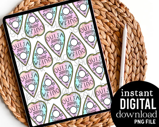 Pastel Ouija - Digital Pattern Paper