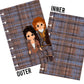 Highland Plaid Couple Laminated Planner Cover