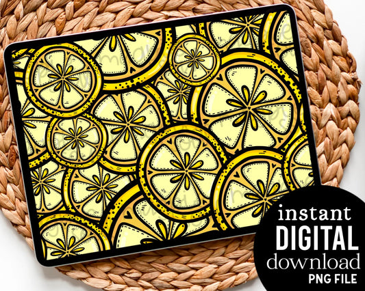 Lemon Slices - Digital Pattern Paper