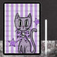 Pastel Halloween Cat Planner Dashboard Paper