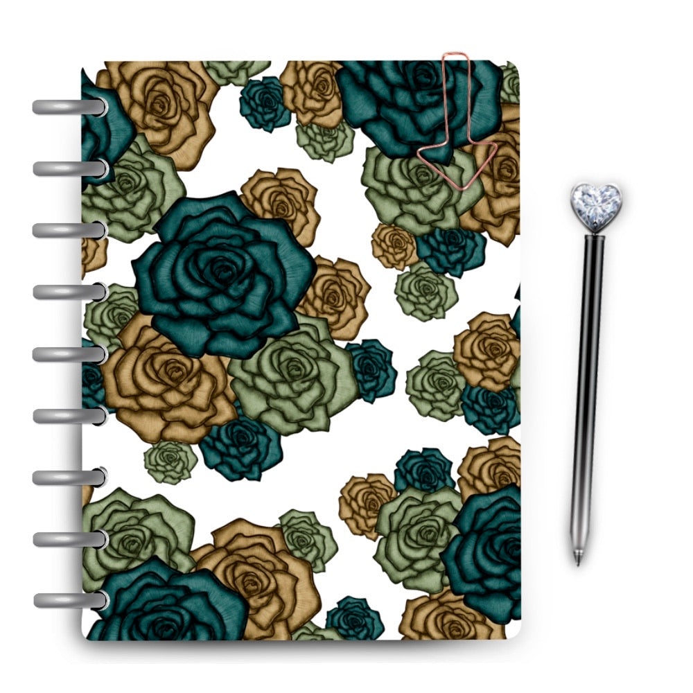 Rose Cluster Laminated Planner Cover