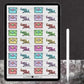 Pastel Happy Mail Planner Stickers