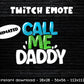 Juicy Daddy Animated Twitch & Discord Emote