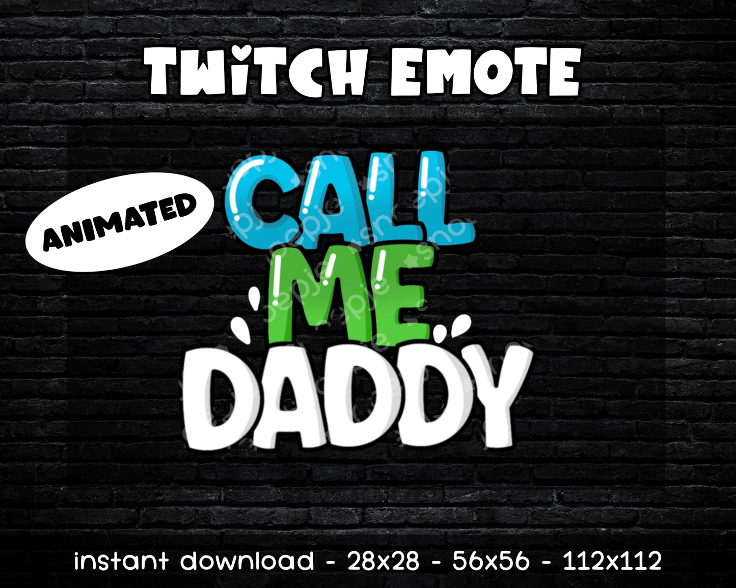 Juicy Daddy Animated Twitch & Discord Emote