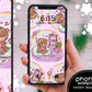 Planner Girl Bear Kawaii iPhone Wallpaper