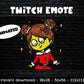 Zombie Elf Christmas Animated Twitch & Discord Emote