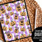 Happy Pumpkins Pastel - Digital Pattern Paper