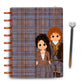 Highland Plaid Couple Laminated Planner Cover