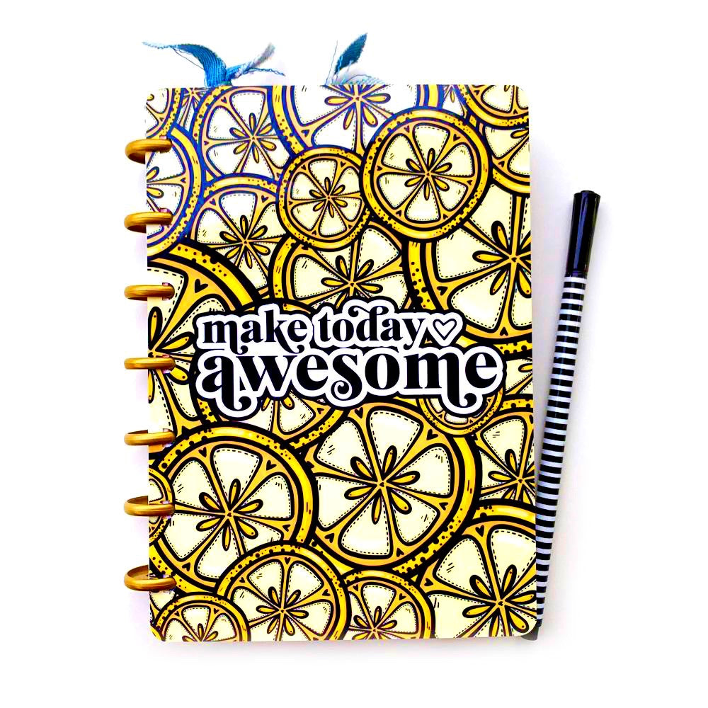 Make Today Awesome Laminated Planner Cover