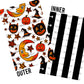 Vintage Halloween Laminated Planner Cover