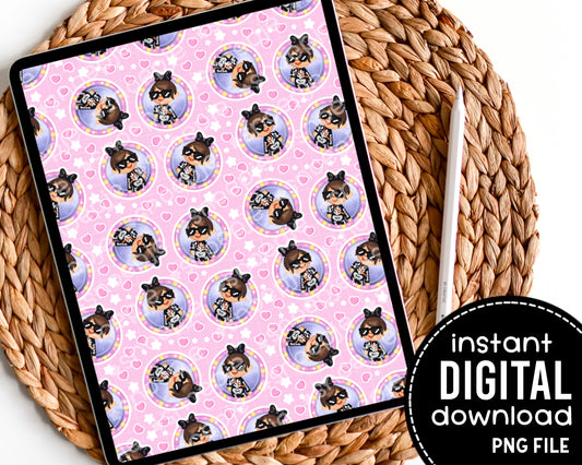 Costume Party Pink Halloween - Digital Pattern Paper