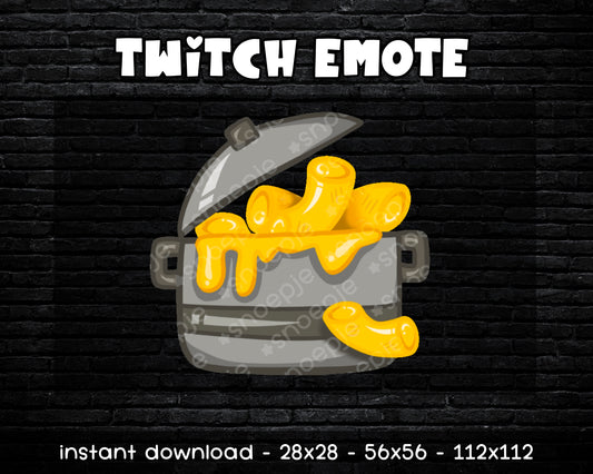 Macaroni in a Pot - Twitch & Discord Emote