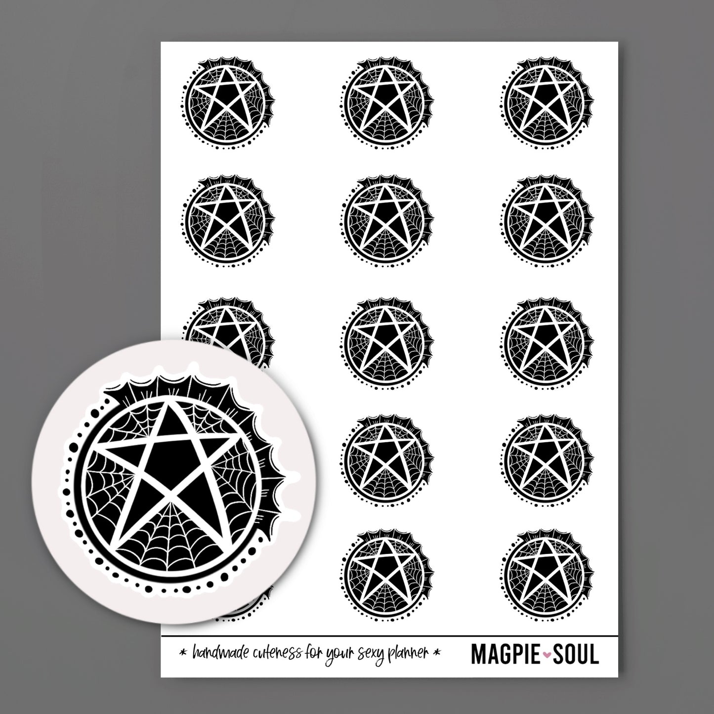 Pentagram Planner Stickers