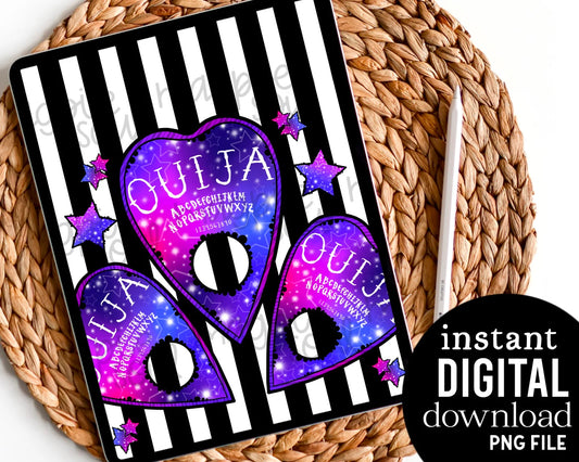 Galaxy Ouija - Digital Pattern Paper