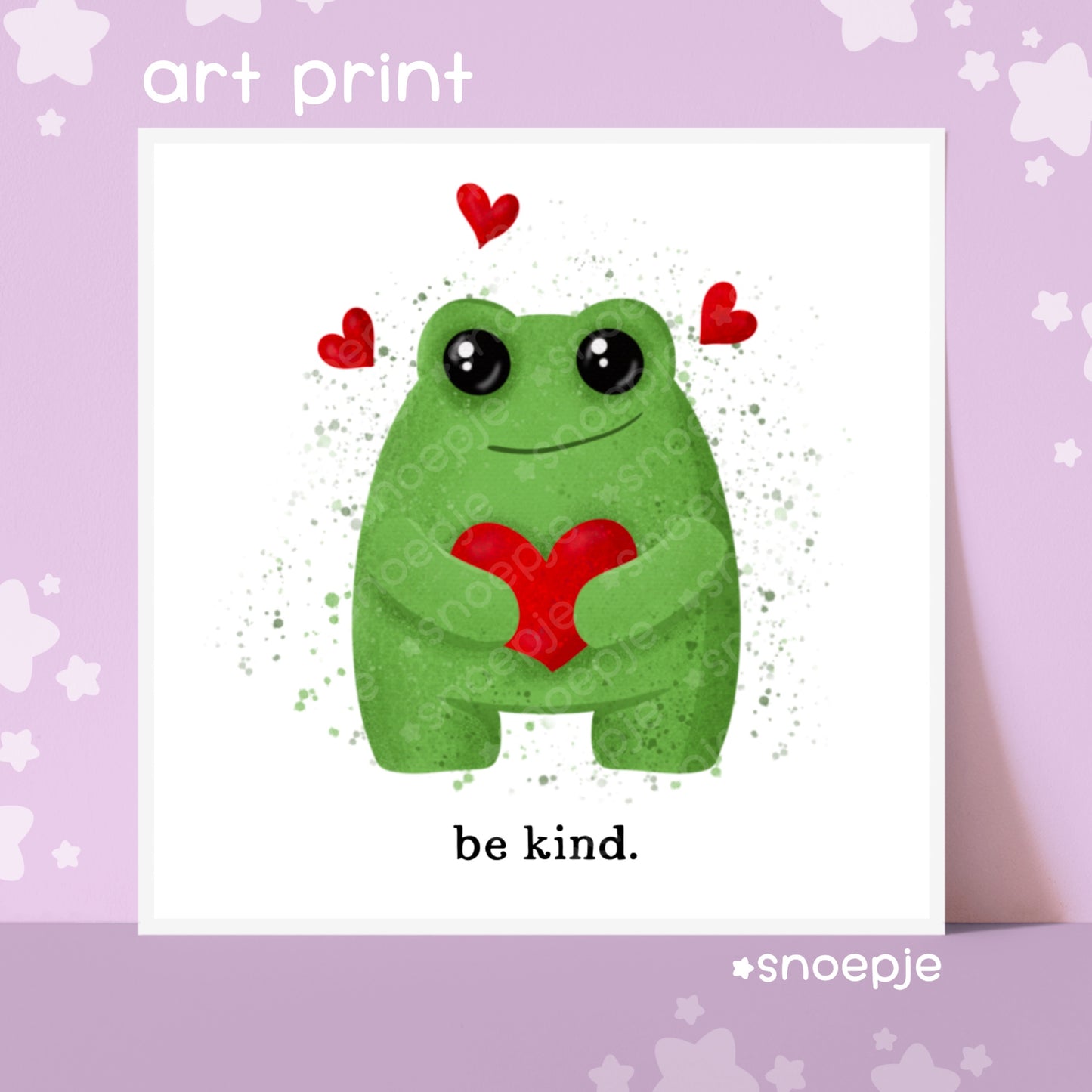 Be Kind. Art Print