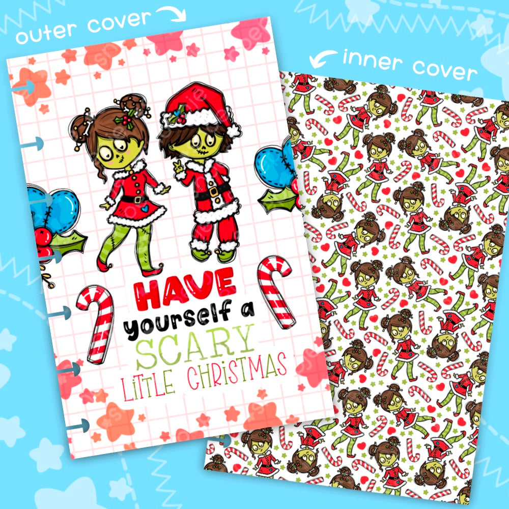 Christmas Zombies Laminated Planner Cover