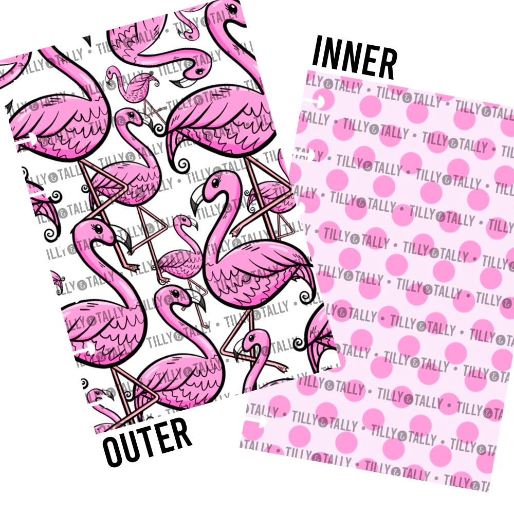 Flamingo Lover Laminated Planner Cover