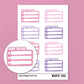 Shit to Do Planner Stickers