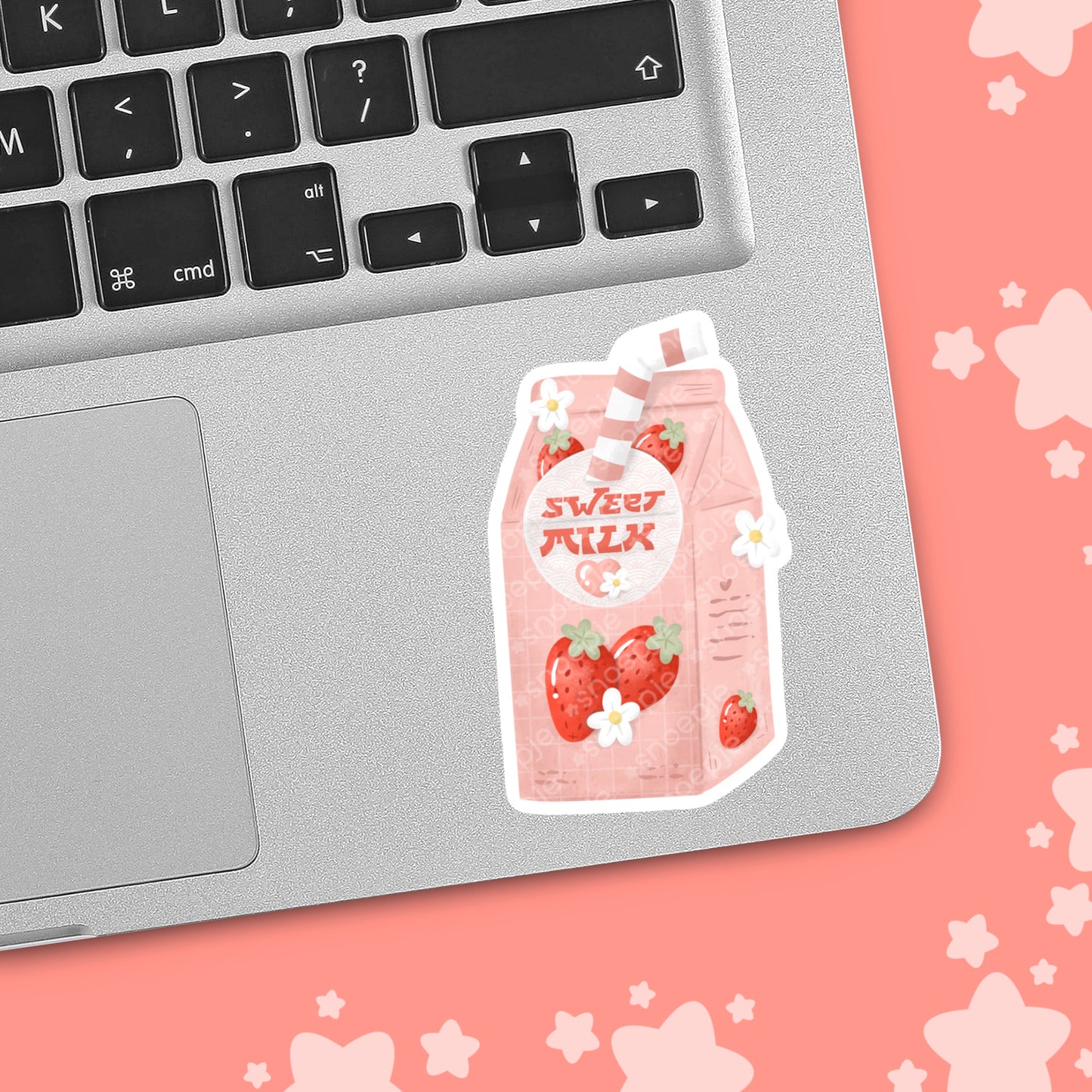 Sweet Strawberry Milk Sticker