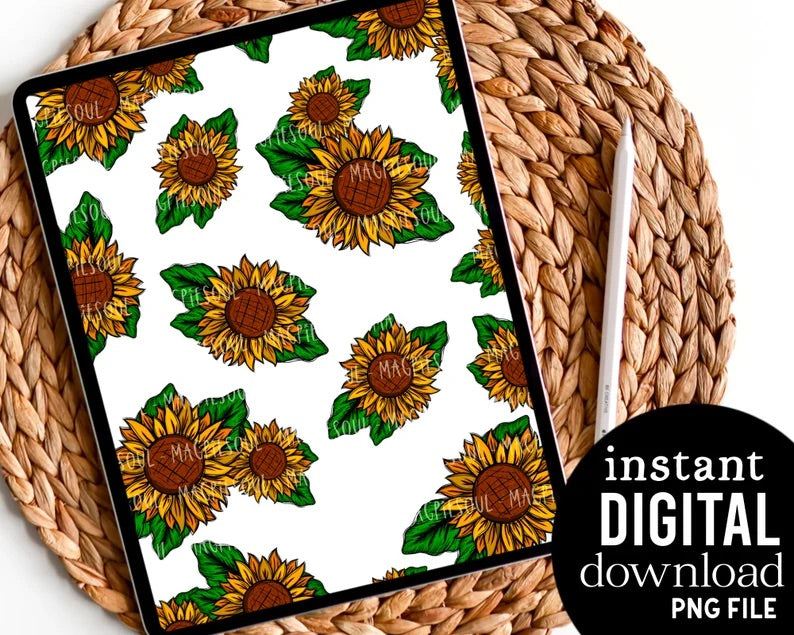 Sunflower Cuttings - Digital Pattern Paper