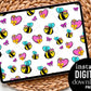 Honey Bee Love - Digital Pattern Paper